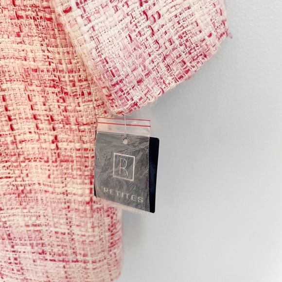 Pink crosshatch Reitmans coat - Picture 6 of 8